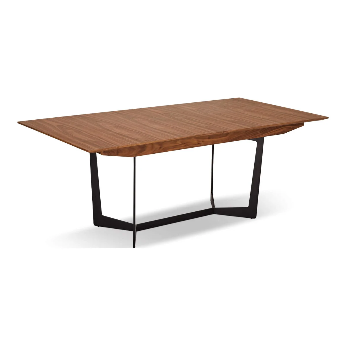 Esstisch Otoya 200/250 cm Walnuss - Rechteckig, Butterfly-Auszug, für 6-10 Personen