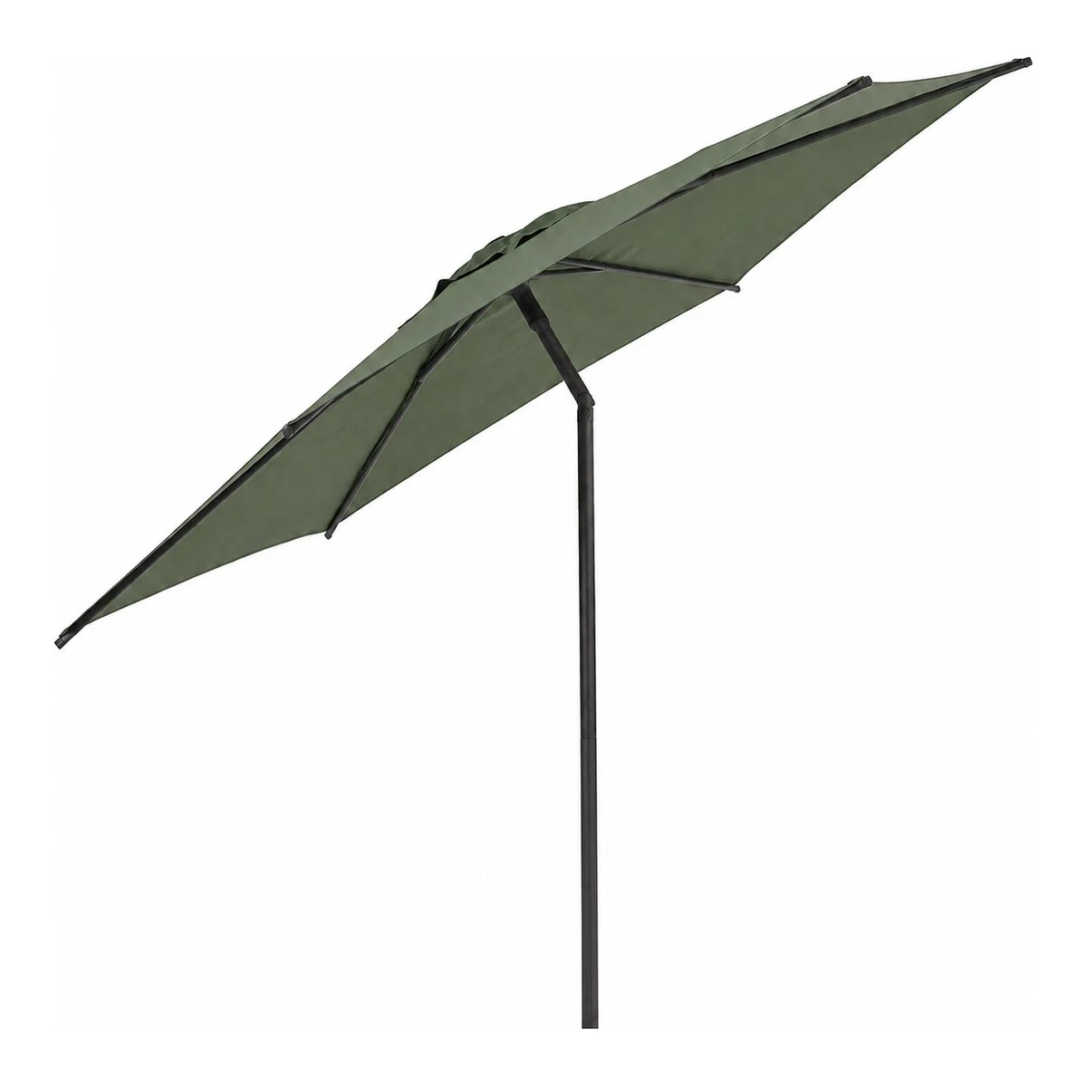 Sonnenschirm Samba Metall, modern und winddicht mit neigbarem Schirm, olive grün, Ø 300 cm - Bizzotto