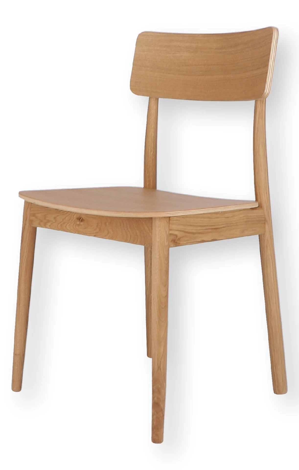 Stuhl Yoki aus massiver Eiche, modernes Design, natur, langlebig und pflegeleicht - Jan Kurtz