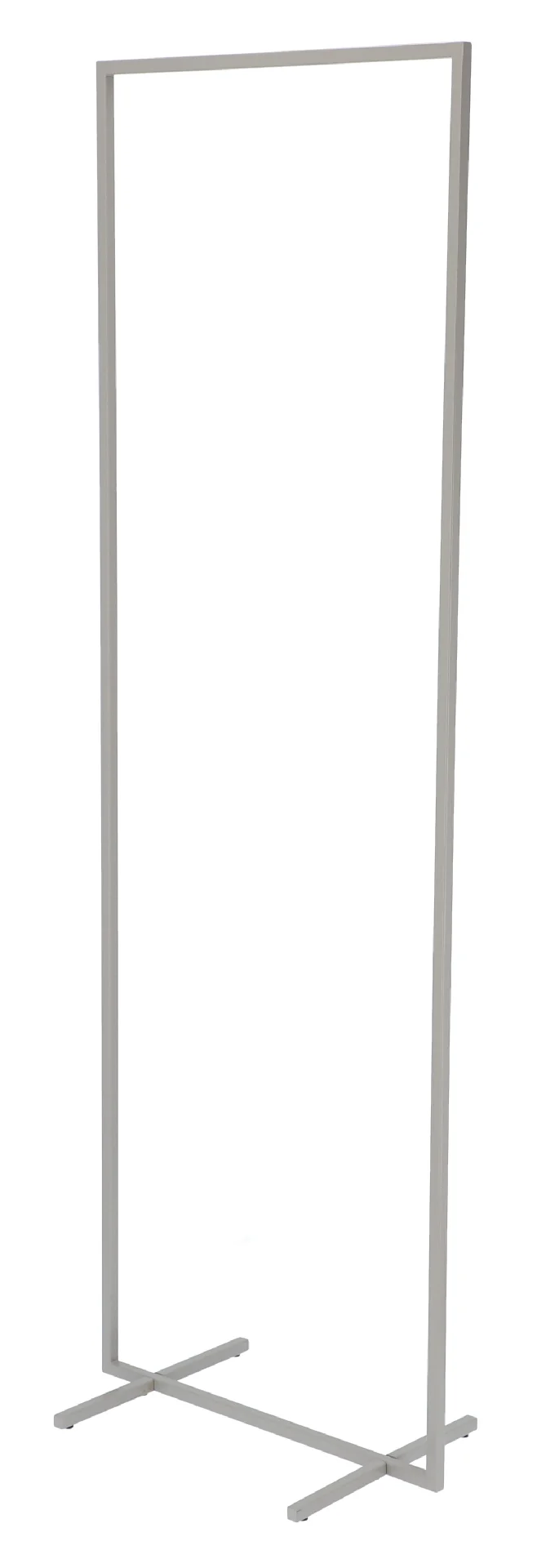 Garderobe Jonathan aus pulverbeschichtetem Metall, modern, taupe, schlankes Design für Flur - Jan Kurtz