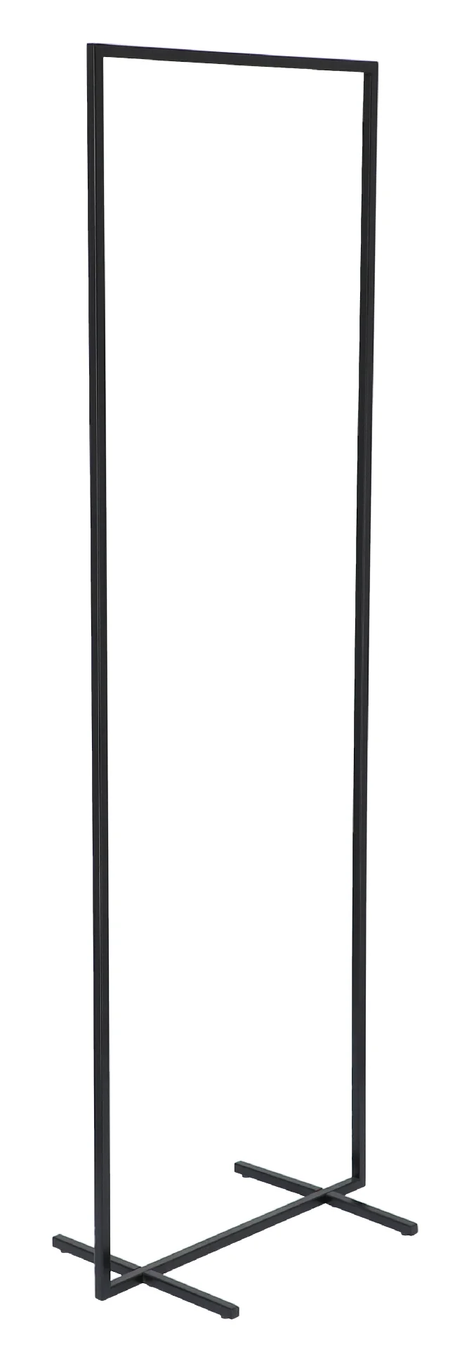 Garderobe Jonathan aus Metall, modern und pulverbeschichtet, Schwarz, schlankes Design für Deinen Flur - Jan Kurtz