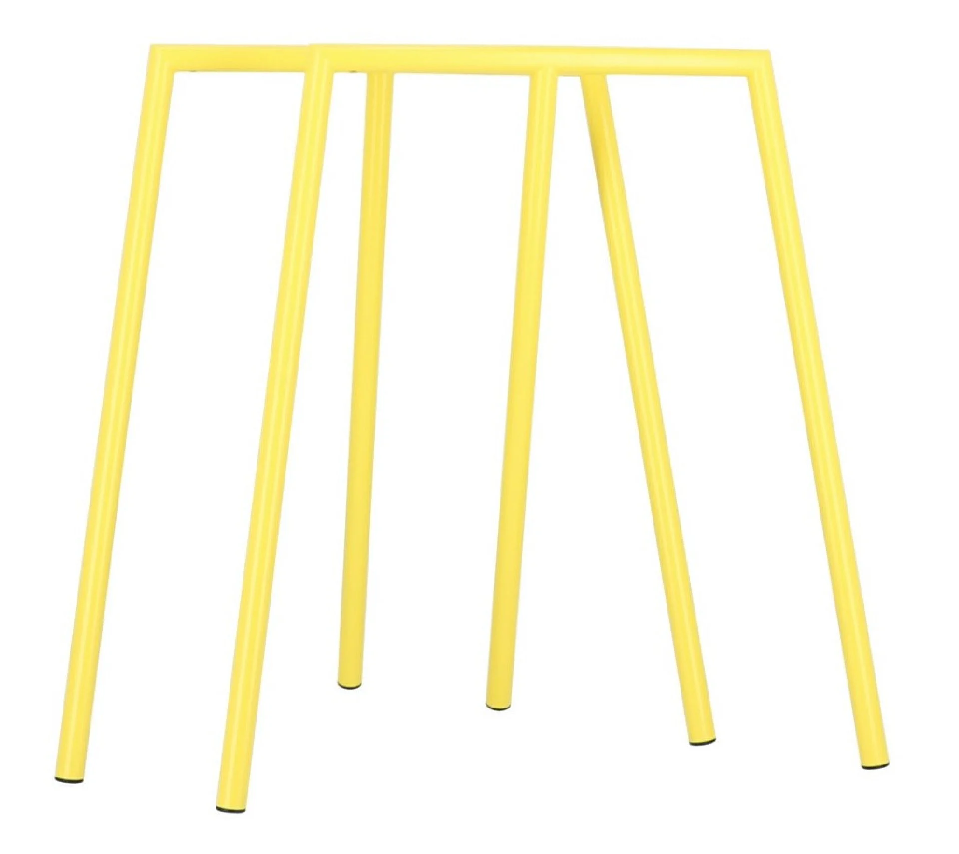 Tischgestell Benito 2er Set, pulverbeschichtetes Metall, modern, gelb, flexibel einsetzbar - Jan Kurtz