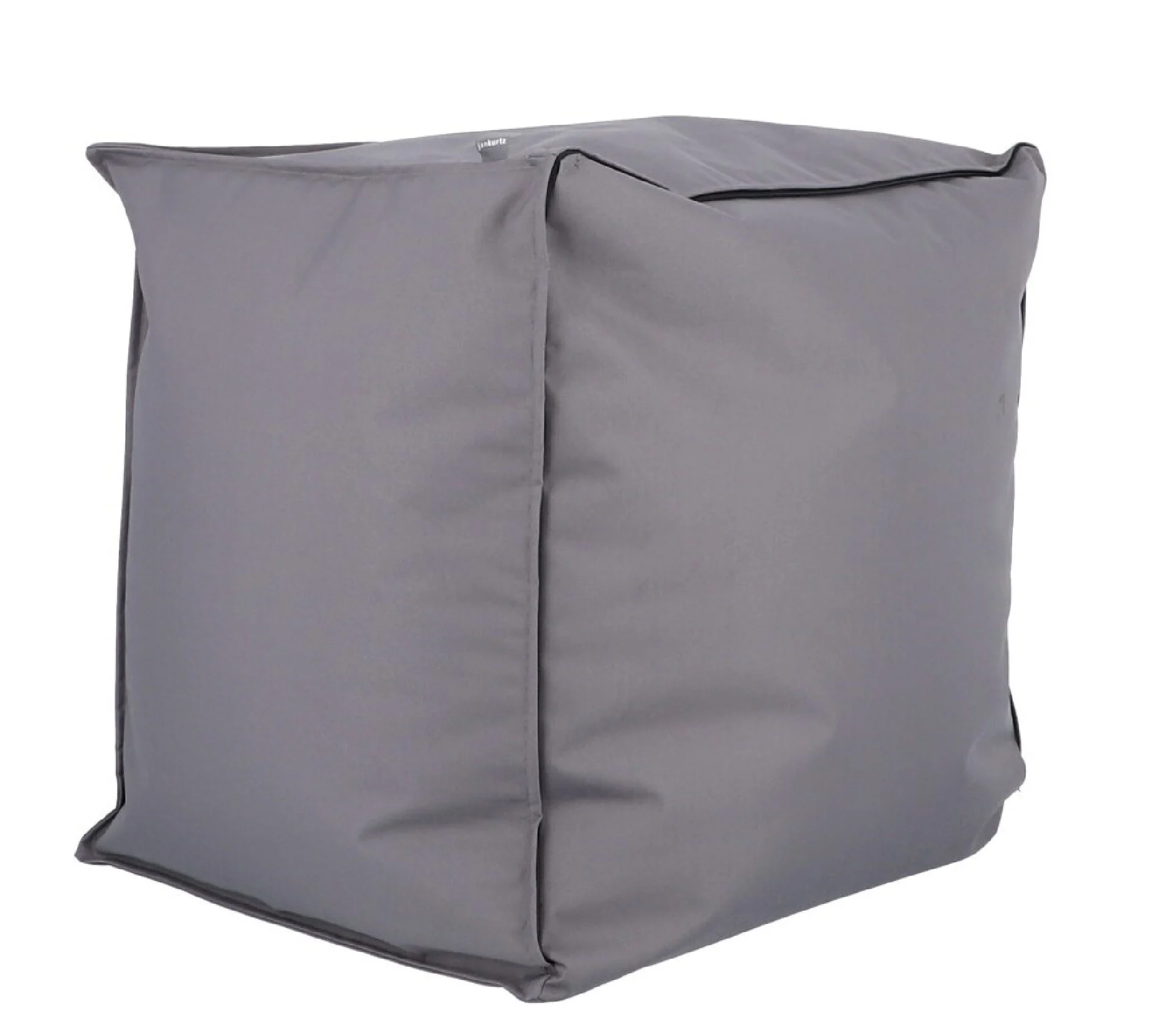 Hocker Sitzsack Gordon Pouf Gwen, Polyester beschichtet, modern outdoor, anthrazit, inkl. Füllung - Jan Kurtz
