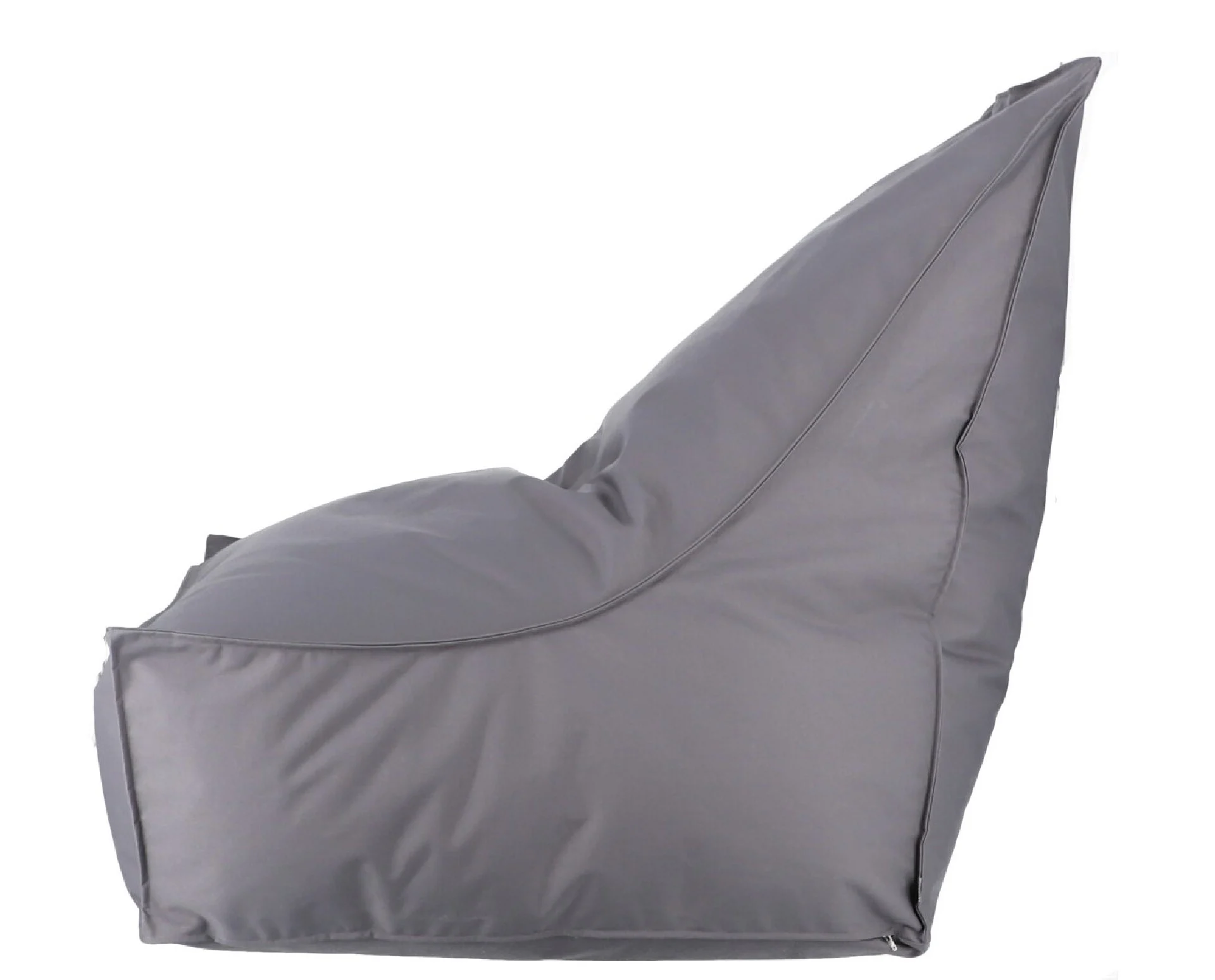 Sitzsack Gordon / Pouf Gwen, beschichteter Polyester, modern, anthrazit, outdoor geeignet - Jan Kurtz