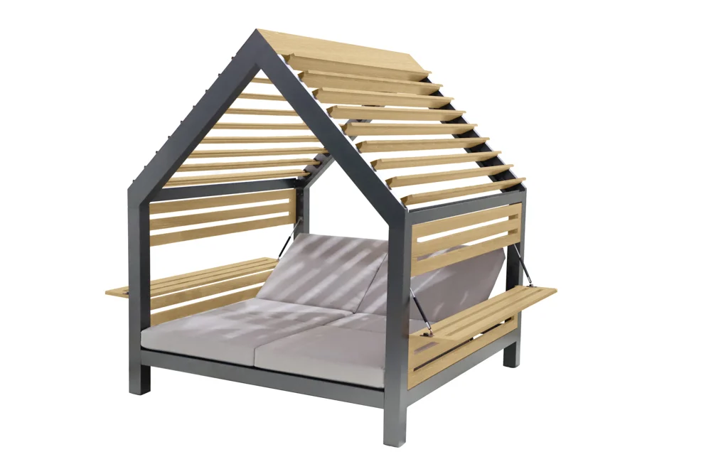 Royal Garden Deluxe Daybed Aluminium/Holz