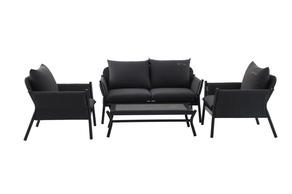 Royal Garden Valea Lounge-Set 4-tlg. Aluminium/Sunbrella