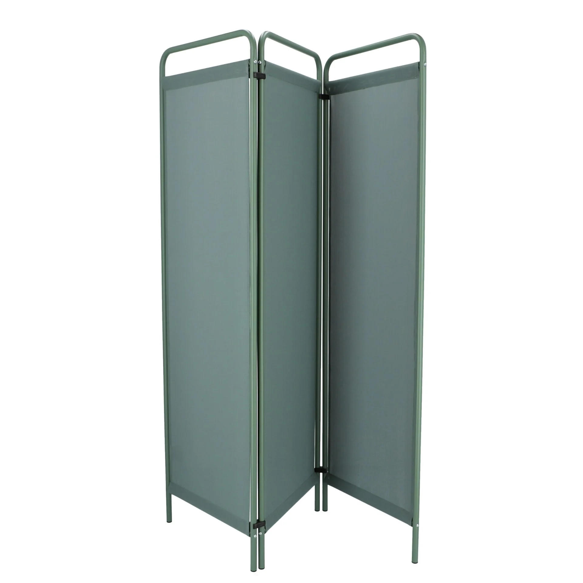 Paravent Sichtschutz Paravent aus Kunststoffgewebe, Fiam, modern, Salbei, Outdoor, 3 Elemente