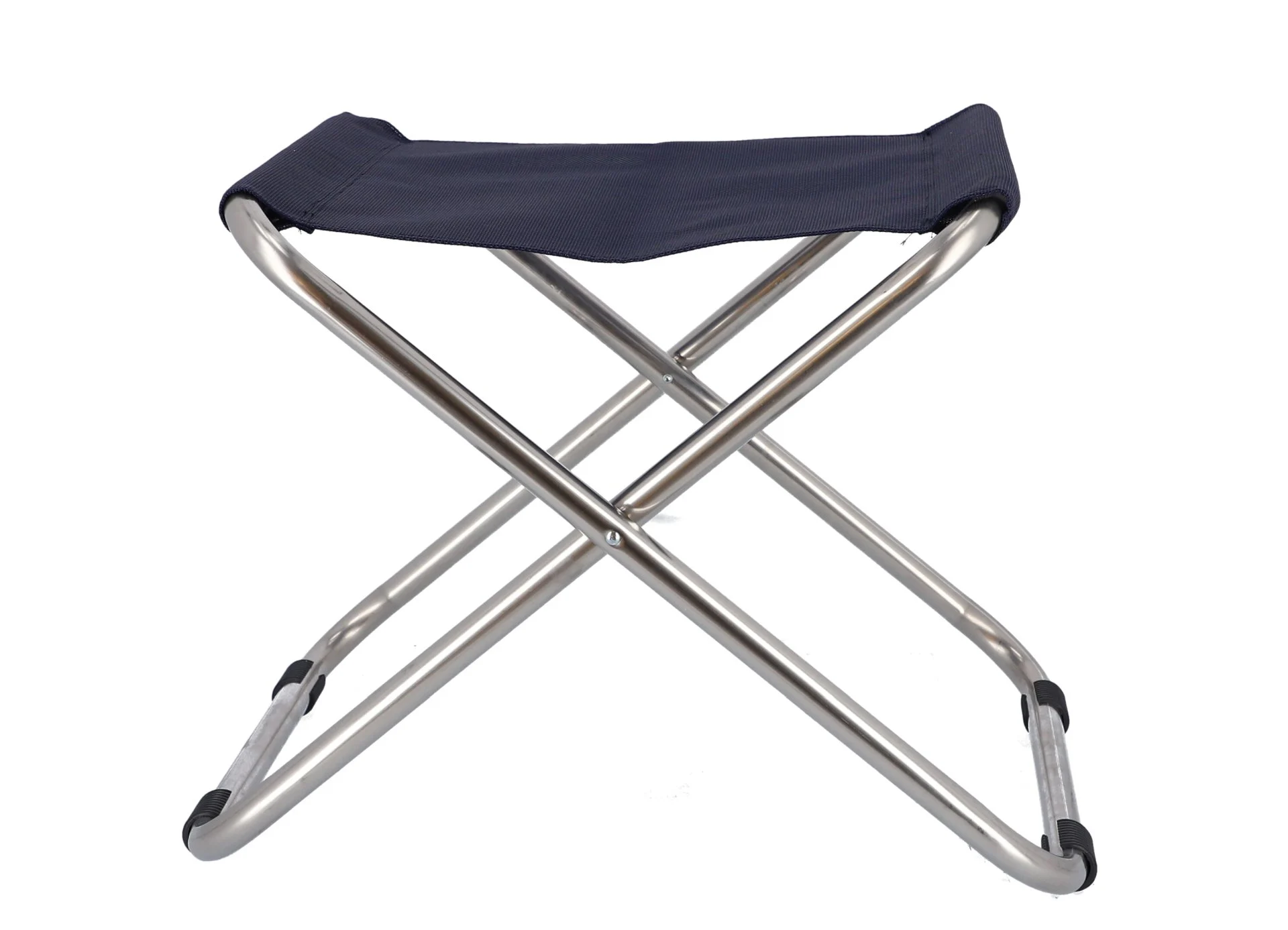 Hocker Chico aus Aluminium, modern und wetterfest, dunkelblau, ideal für Outdoor - Fiam