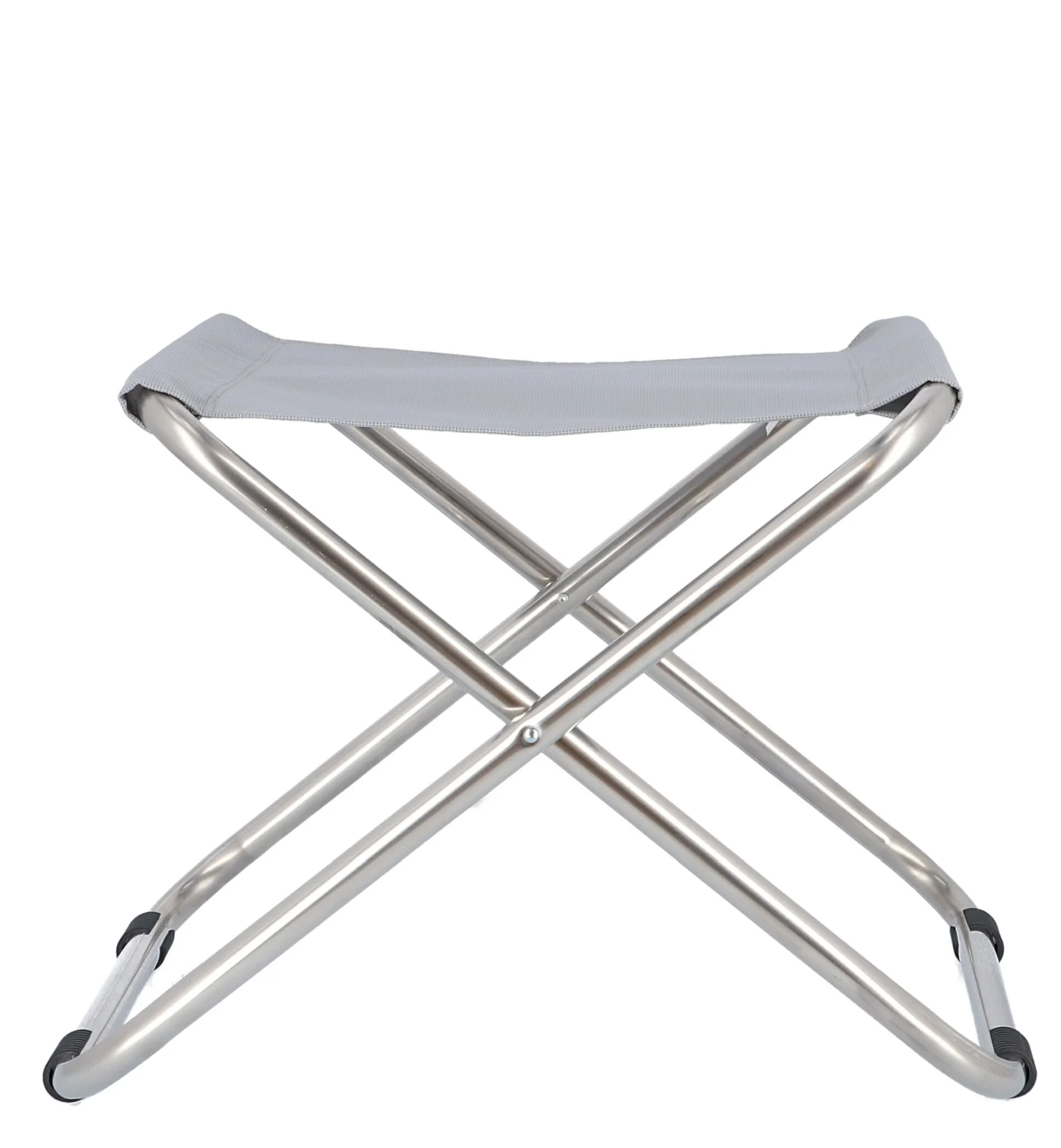Hocker Chico von Fiam aus Aluminium, modern, grau, wetterfest für Outdoor-Einsatz