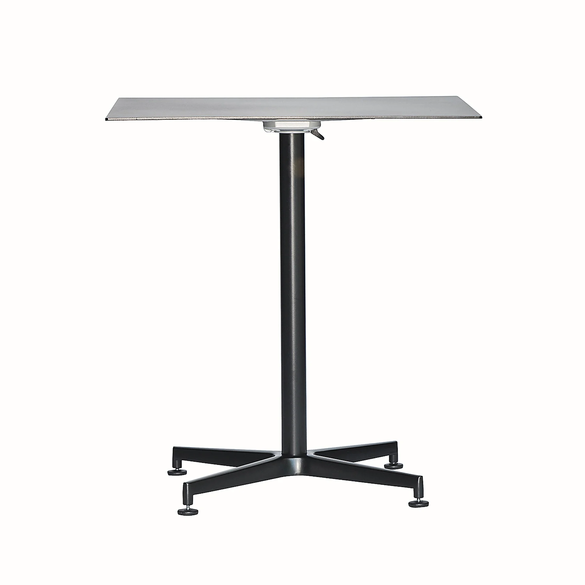 Gartenesstisch Vega aus Aluminium, modern, platzsparend klappbar, schwarz, für 4 Personen - Fiam