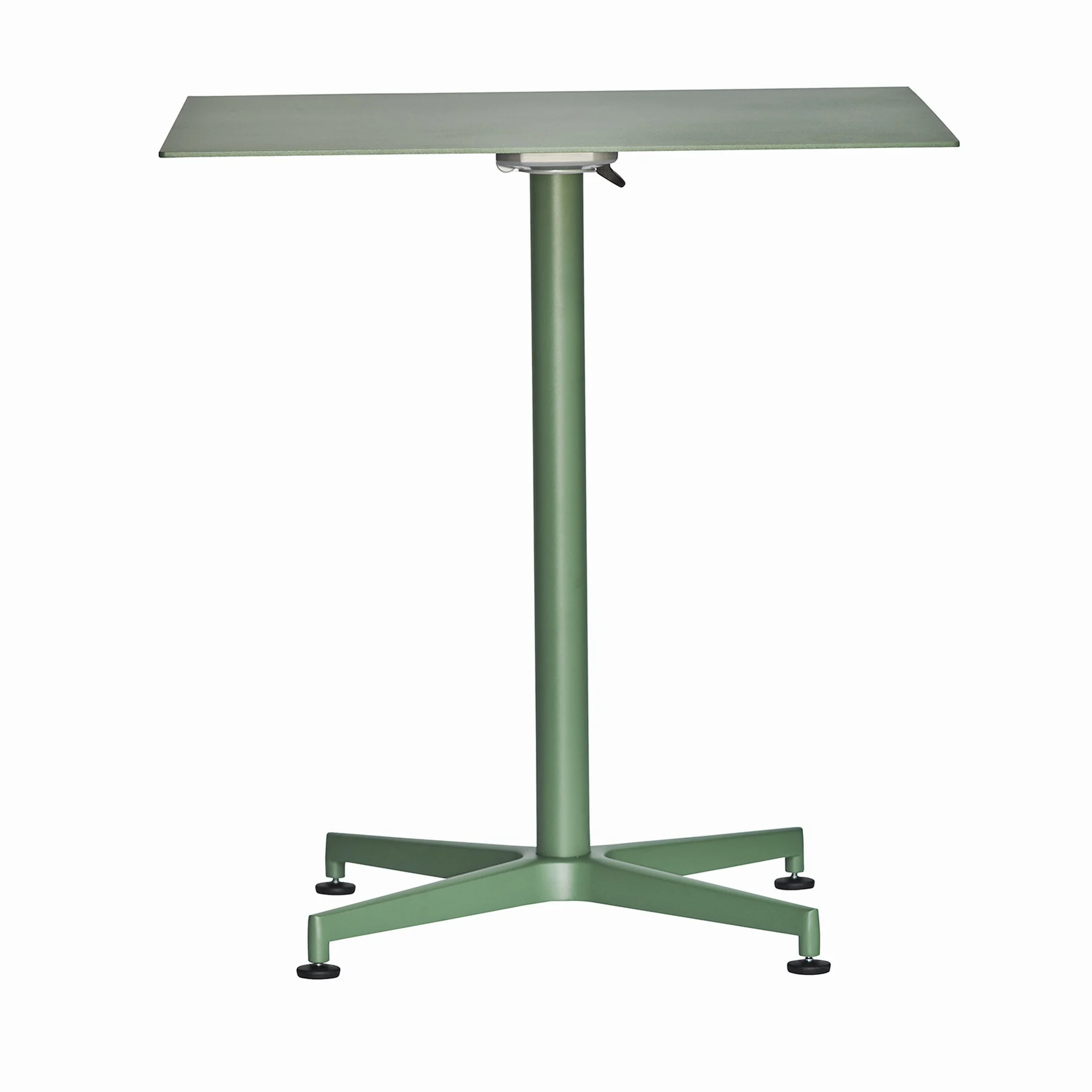 Gartenesstisch Vega aus Aluminium, modern klappbar, salbeigrün, quadratisch, für 4 Personen - Fiam