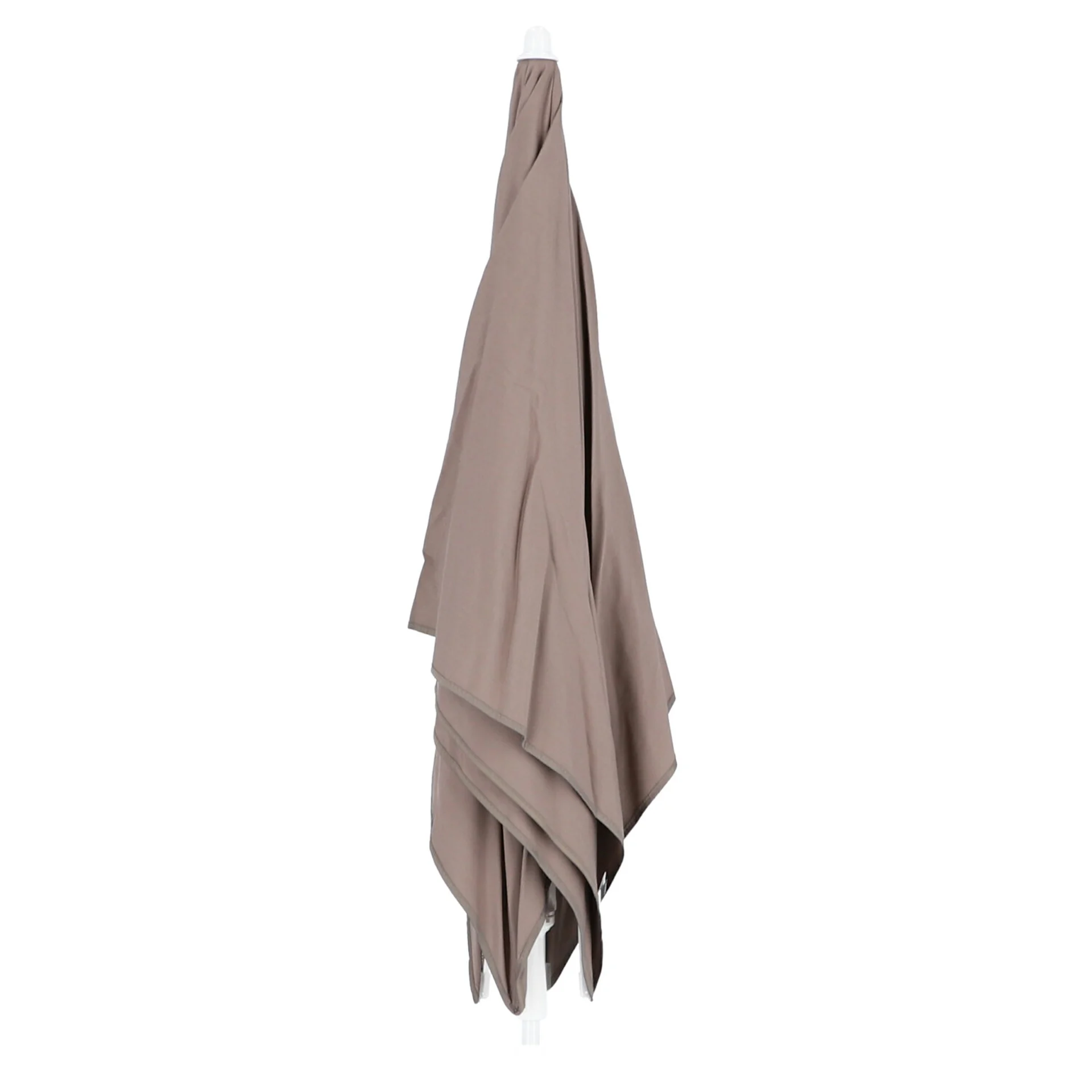 Sonnenschirm Murano Polyacryl, modern mit Knickelement, taupe, 160x160 cm, Outdoor - Jan Kurtz