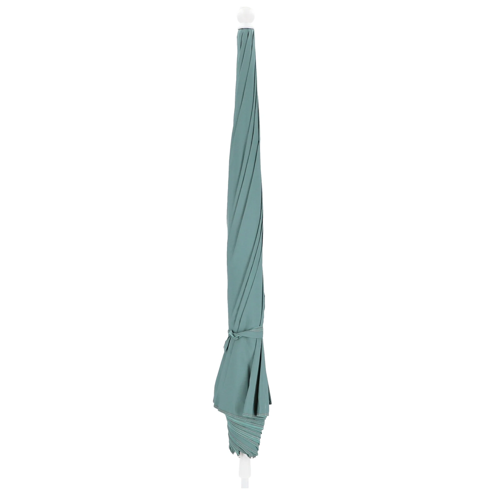 Sonnenschirm Salina, Polyacryl Bezug, modern, seeblau, knickbar, Gestell weiß, 280 cm - Jan Kurtz