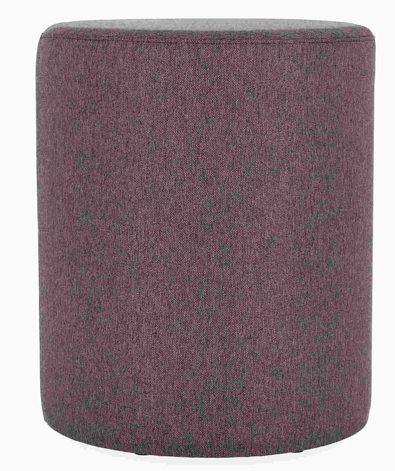 Pouf Rondo 40 cm, hochwertiger Polyesterbezug, modern, braun, komfortabler Styroporkern - Jan Kurtz