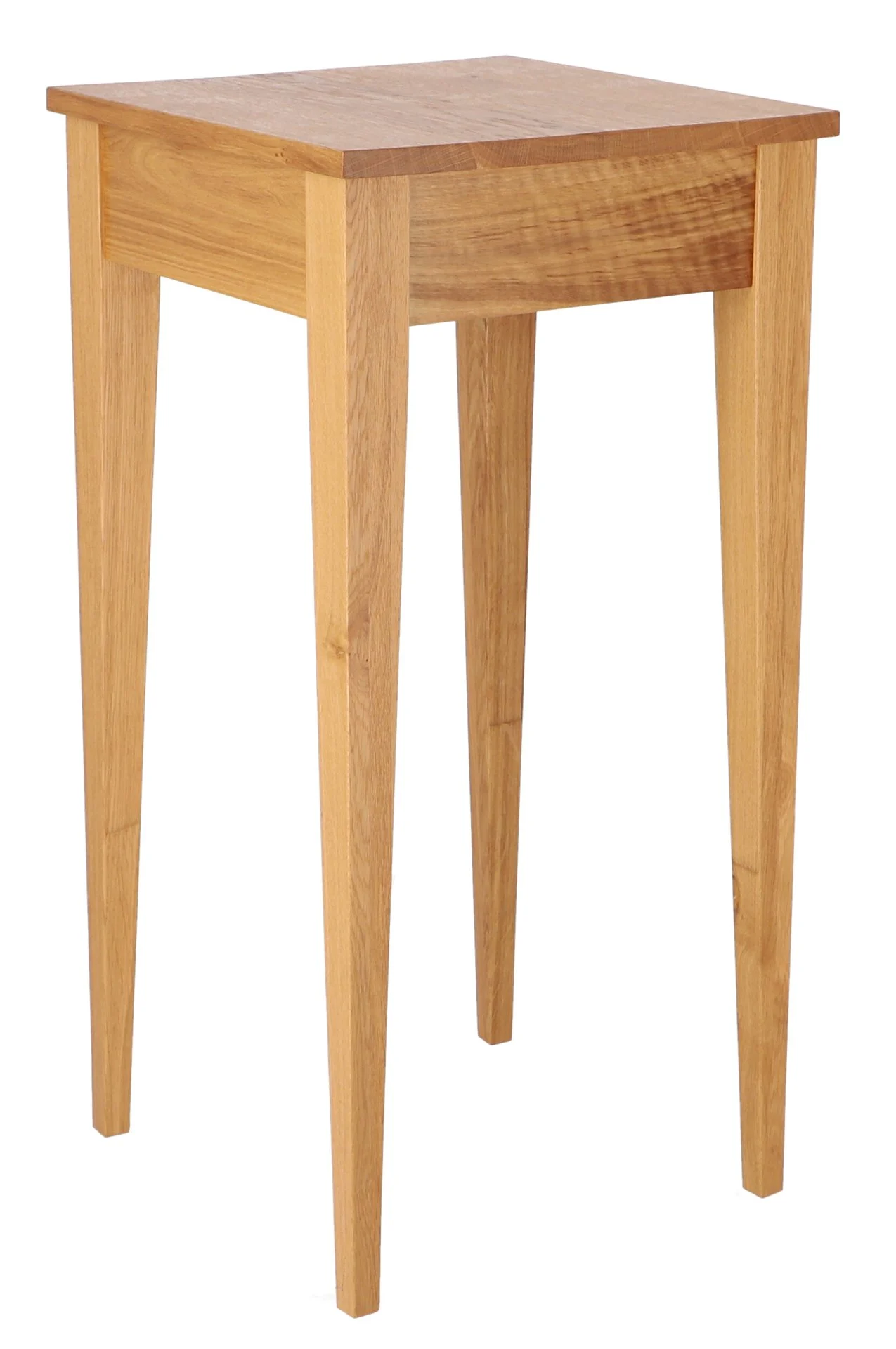 Beistelltisch Bonny aus massiver Eiche, klassisches Design, natur, 80 cm hoch - Jan Kurtz