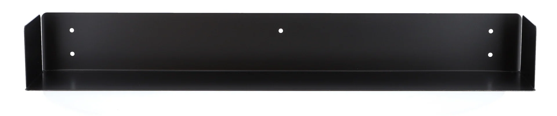 Wandregal Lyra aus Metall, modern, schwarz, pulverbeschichtet, 80 cm breit - Jan Kurtz