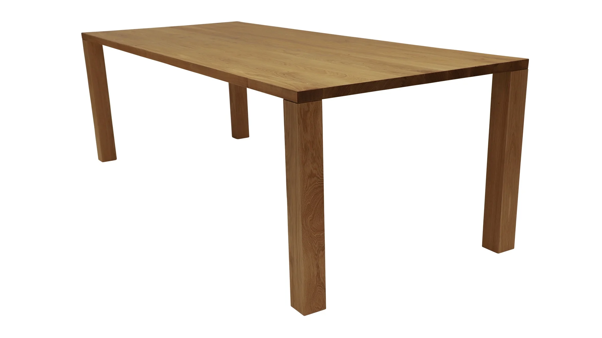 Esstisch Leos Eiche, modernes Design, 200 cm, natur, geeignet für 6–8 Personen - Jan Kurtz