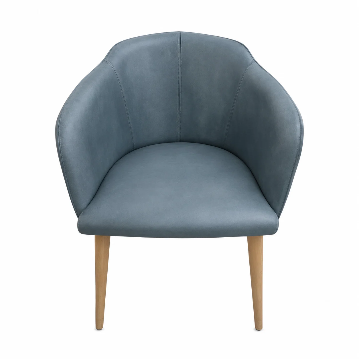 Ida Stuhl Leder Blau | Outlet - FASMAS
