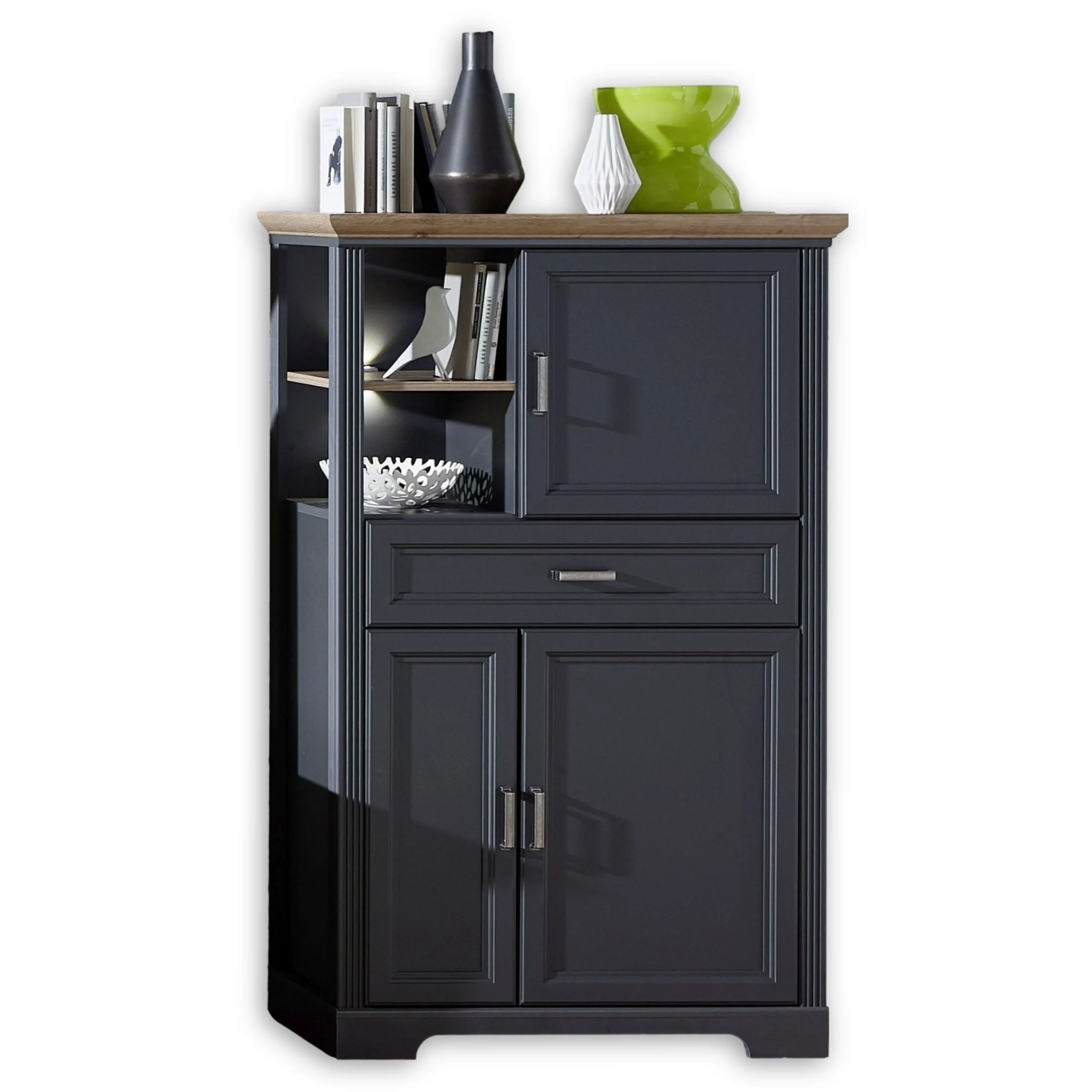 Innostyle Jasmin Highboard mit LED-Beleuchtung 150x93 cm