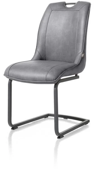 Henders & Hazel Michiel Esszimmerstuhl Swing + Handgriff Stoff Pala/Metallgestell