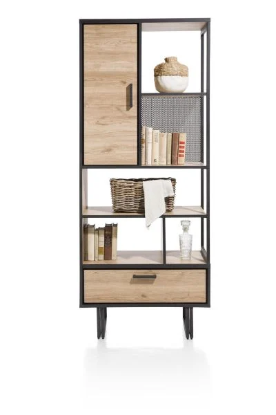Henders & Hazel Avalon Bücherregal HPL/Metallgestell 195x80 cm