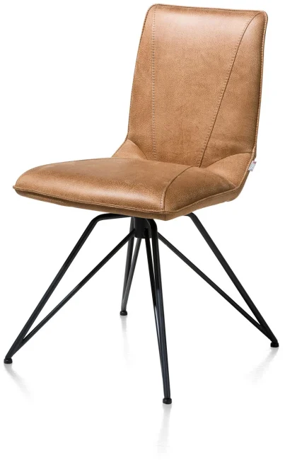 XOOON Mac Esszimmerstuhl Stoff Rocky/Metall