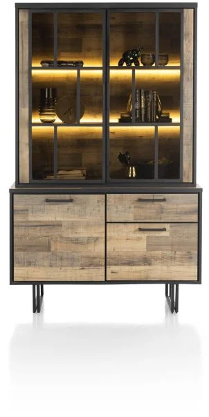 Henders & Hazel Avalon Buffet mit LED HPL/Metallgestell 206x127 cm