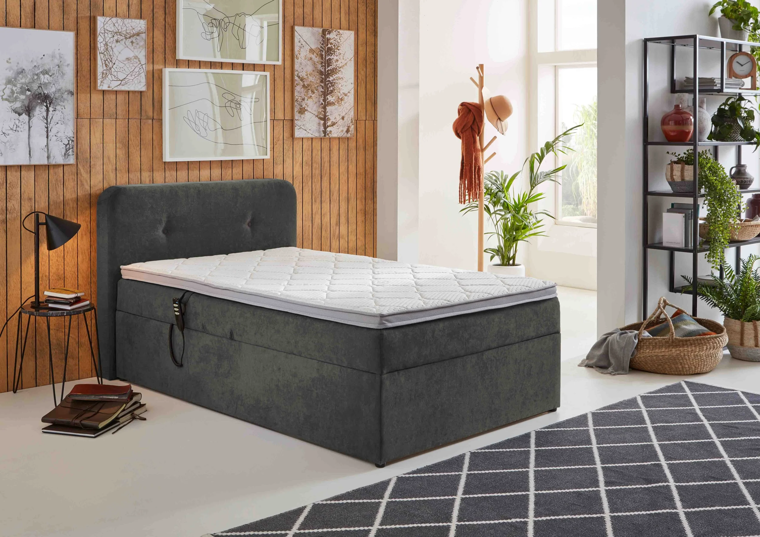 Sun Garden BX1880 Boxspringbett Inkl. Topper