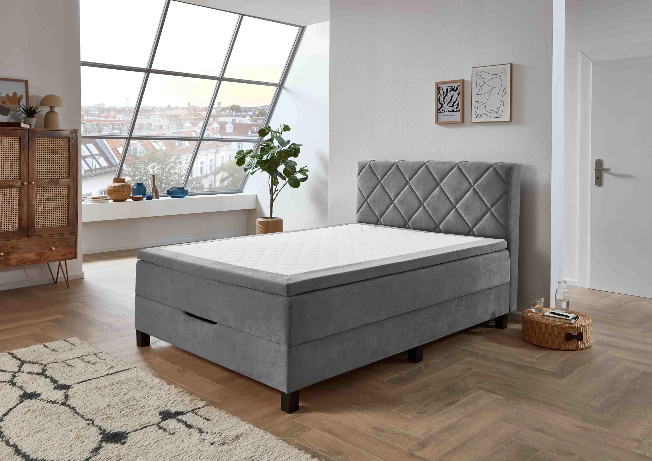 Sun Garden BX2280 Boxspringbett 120x200 cm
