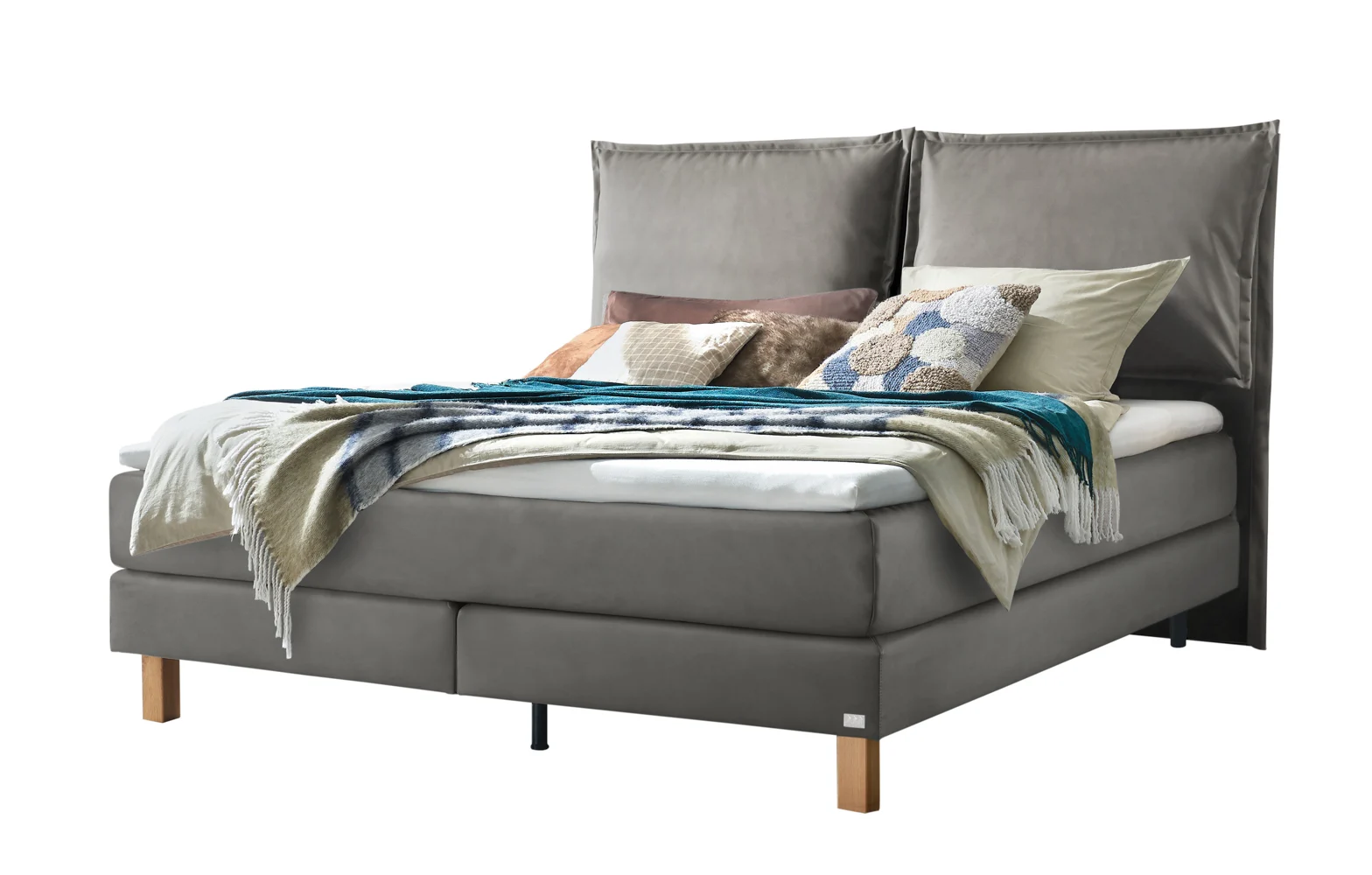 Hasena Pronto Bonita Boxspringbett Eiche bright