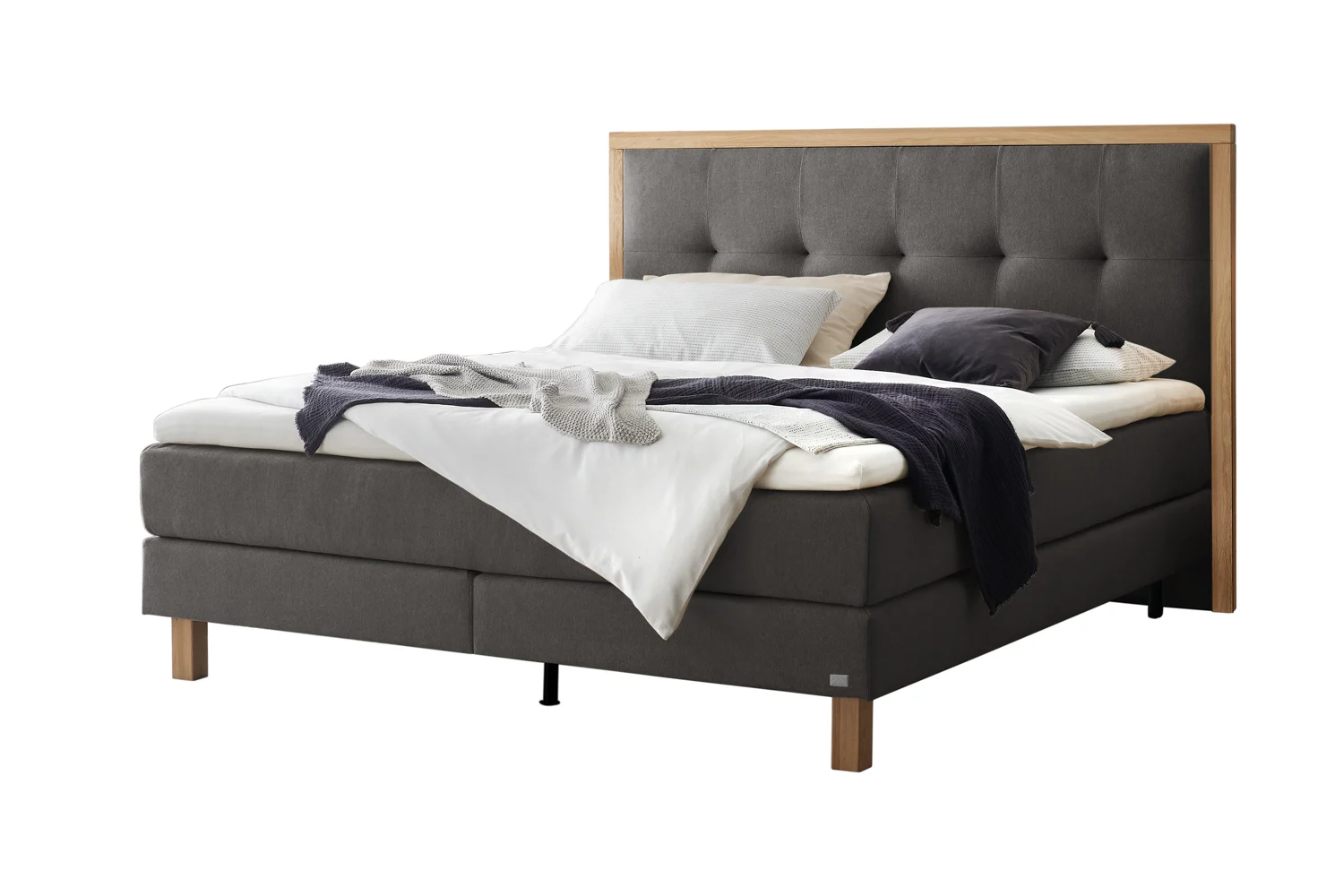 Hasena Pronto Solara Boxspringbett Eiche bright