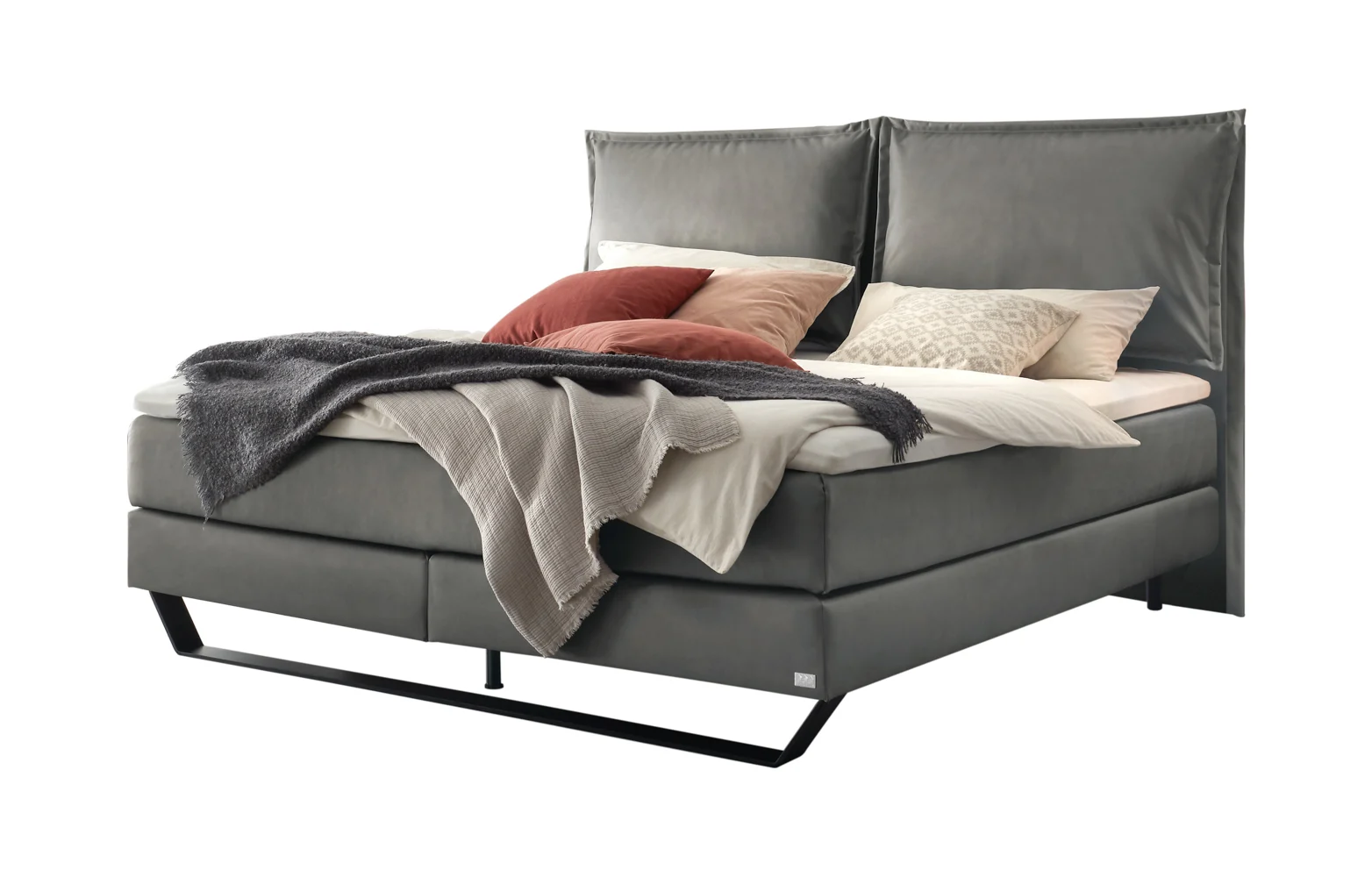 Hasena Pronto Celina Boxspringbett metall/schwarz