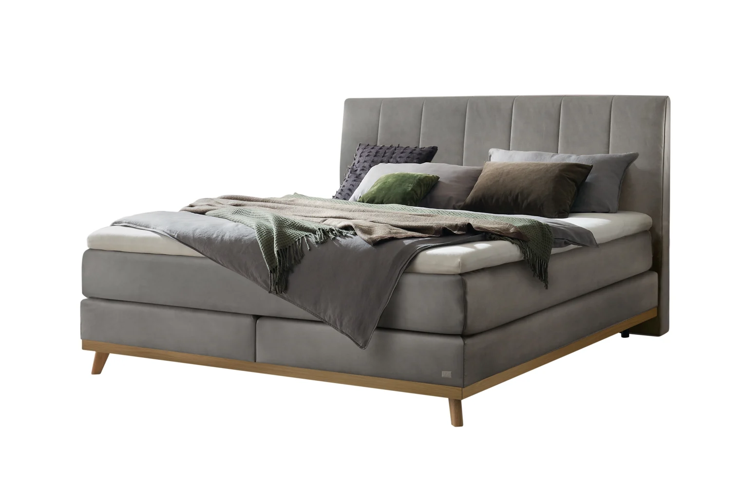 Hasena Pronto Stefania Boxspringbett Eiche bright
