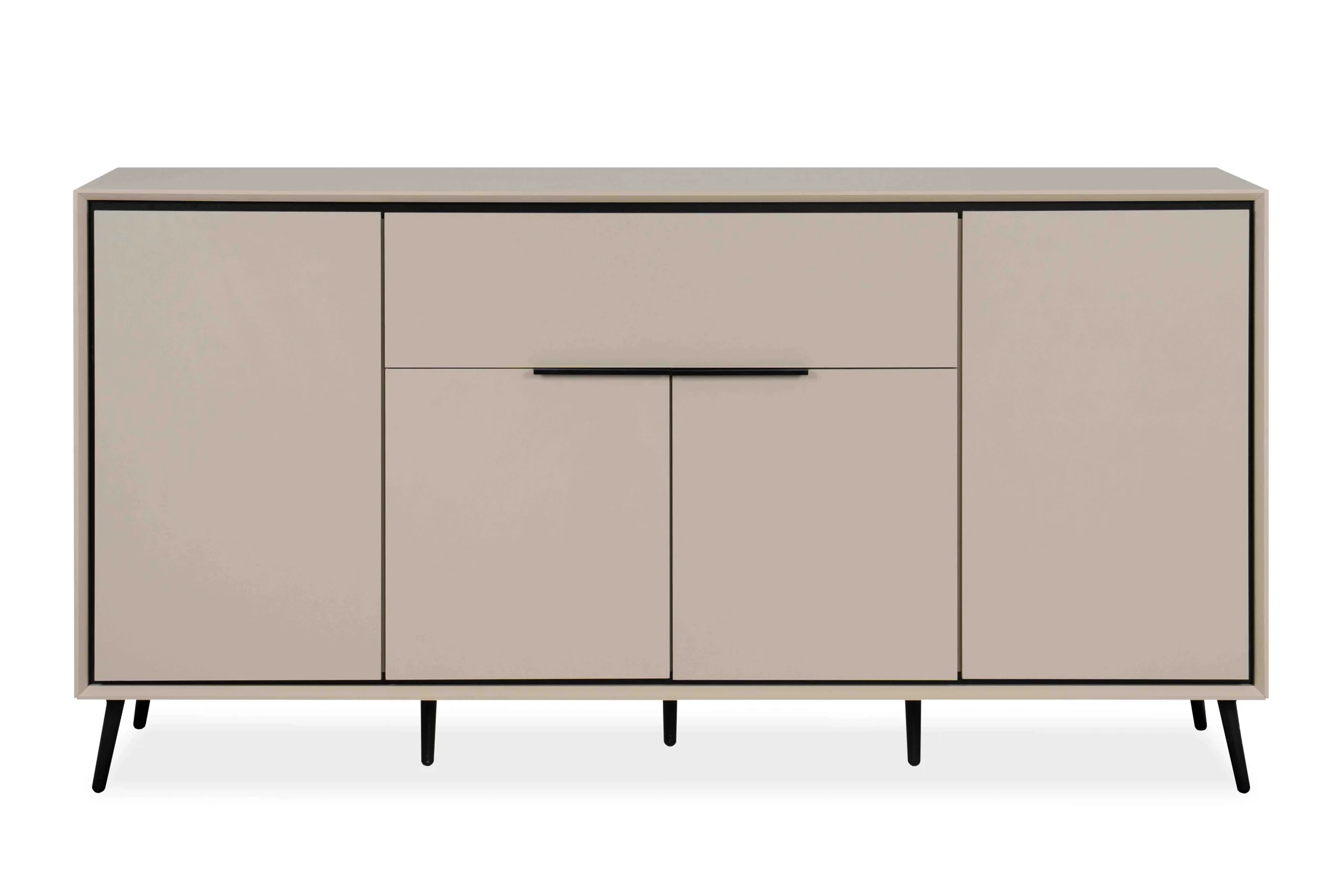 Finori Arona 51B Sideboard 175x90x38 cm Sand/Schwarz