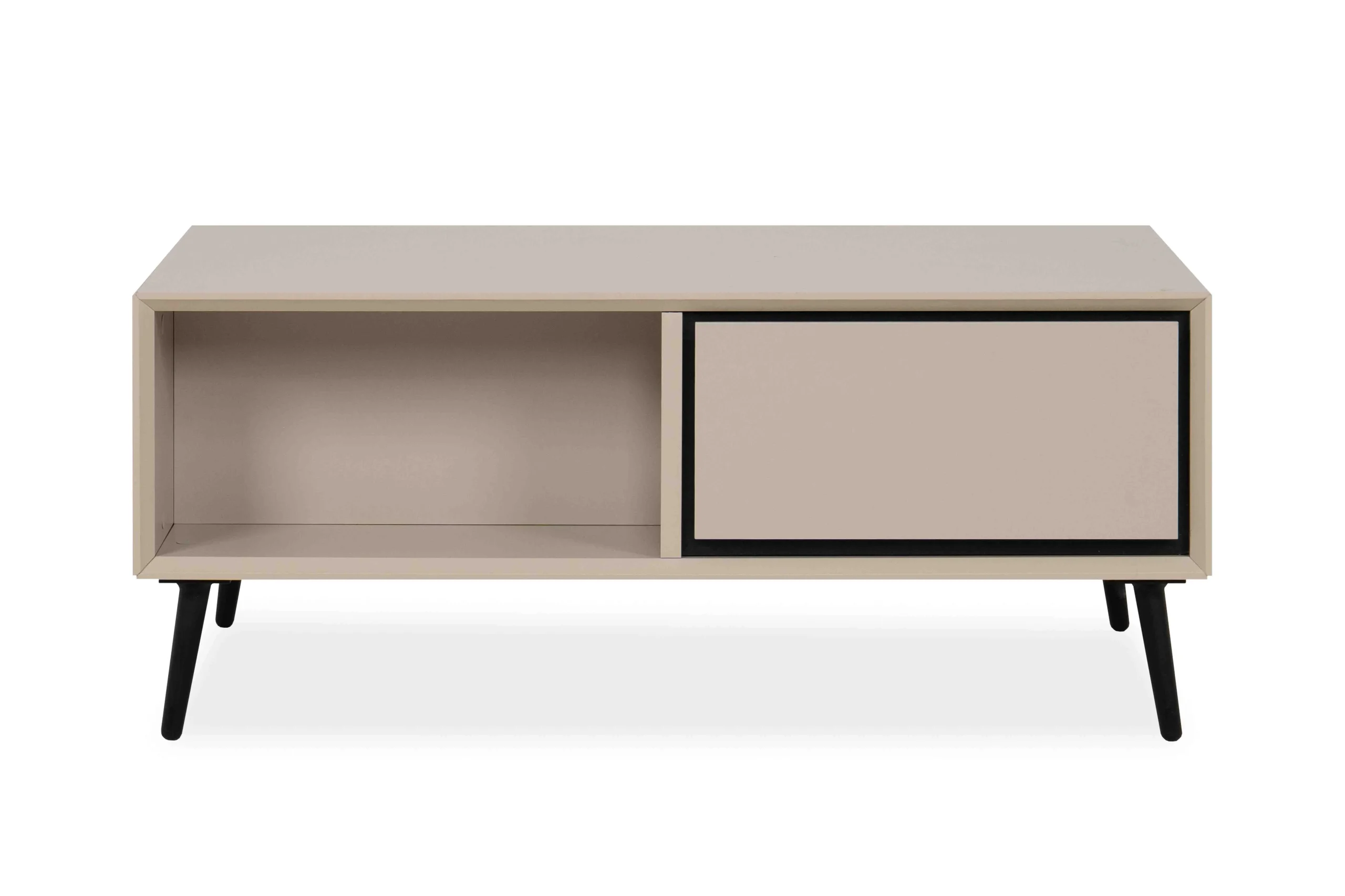 Finori Arona 55A Couchtisch 94x40x55 cm Sand/Schwarz