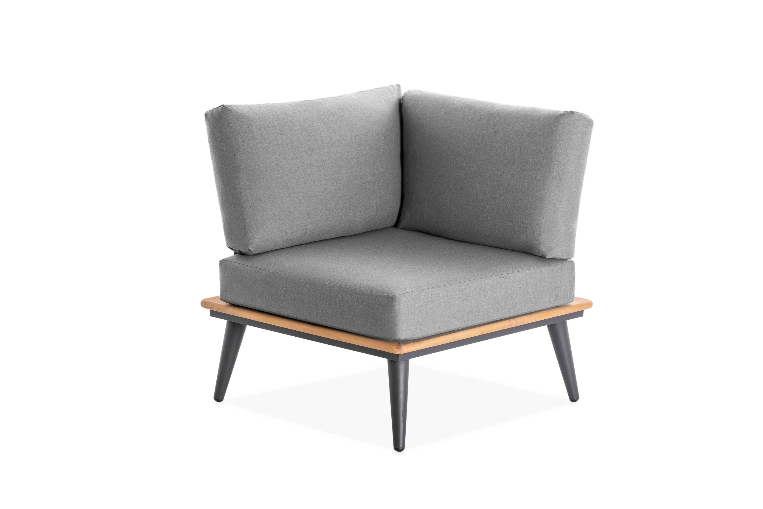 Niehoff Serra Eckmodul Aluminium/Canvas Heather