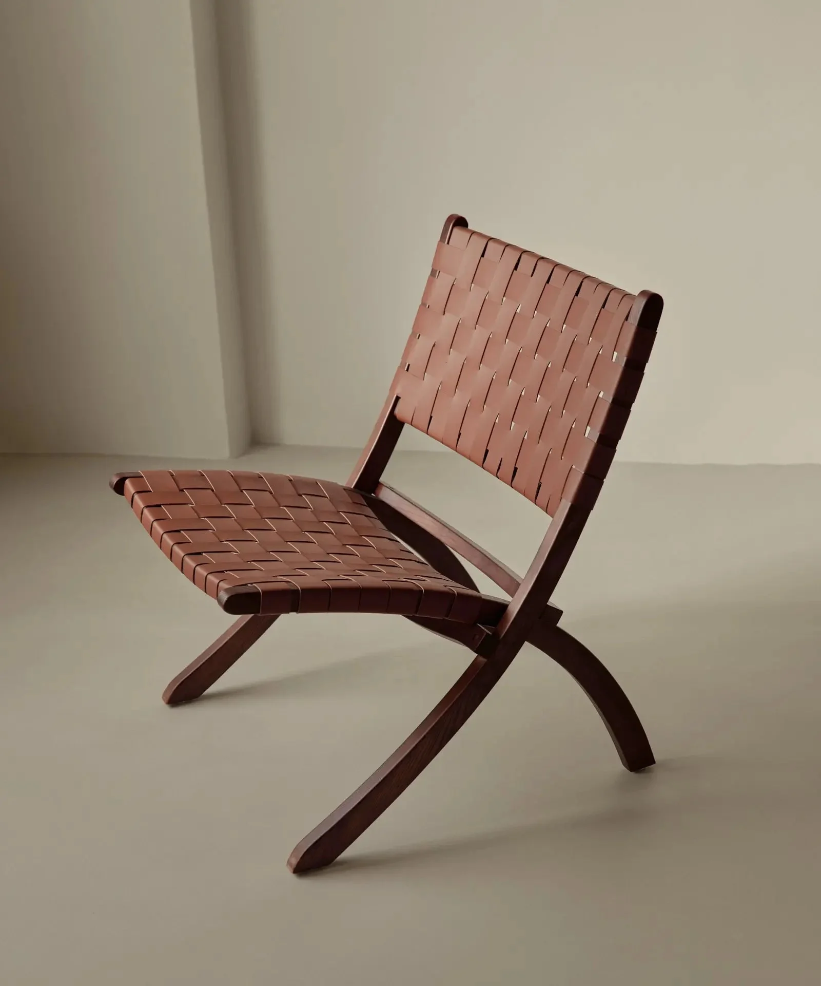 Sessel aus Holz und Kunstleder Zyra - Northdeco