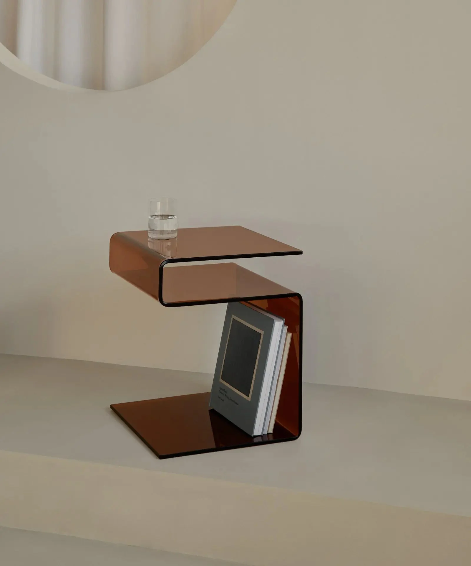 Beistelltisch aus gehärtetes Glas Saura - Northdeco