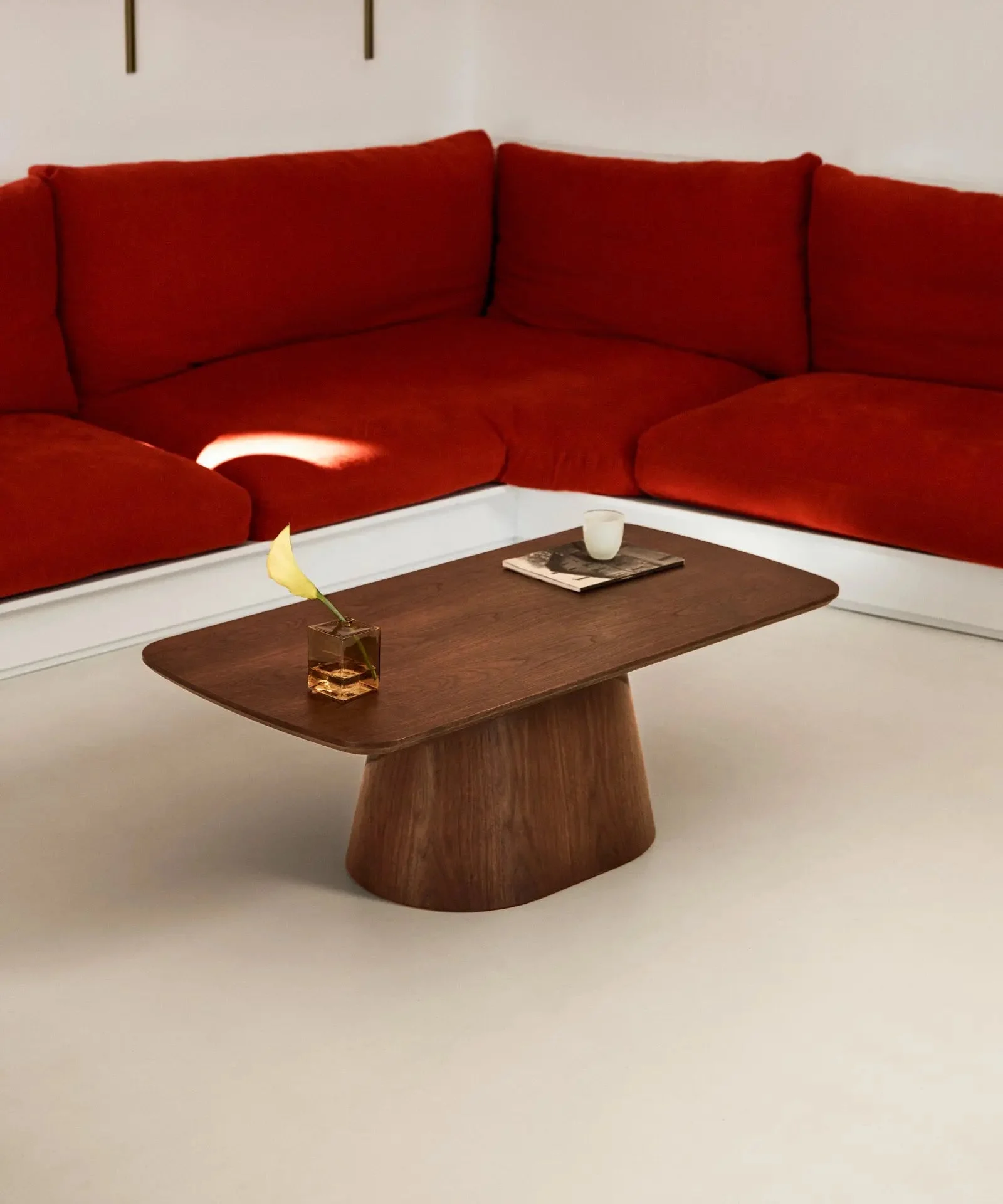 Rechteckiger Couchtisch aus Holz Giulia (120x60 cm) - Northdeco