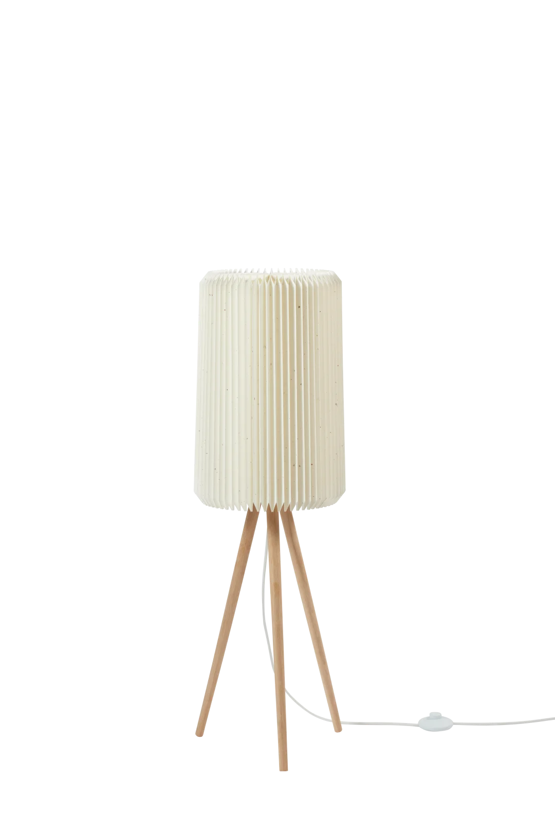 PEAK Leuchte Stick | Beine Eiche, Schirm Kunststoff Weiß - FASMAS