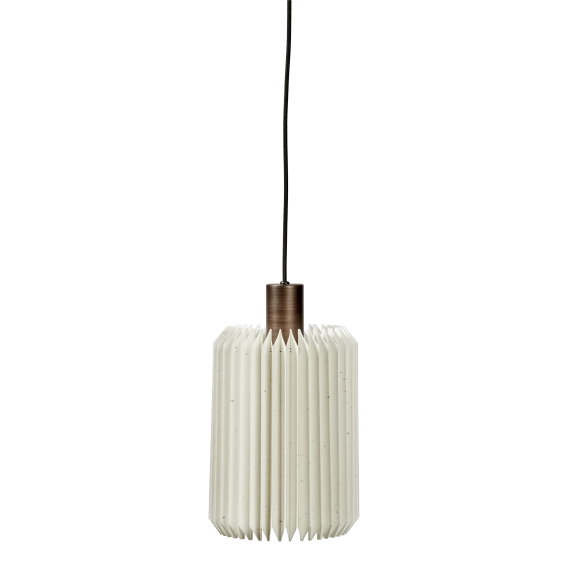 PEAK Pendelleuchte S | Fassung Bronze, Schirm Papier Weiß - FASMAS