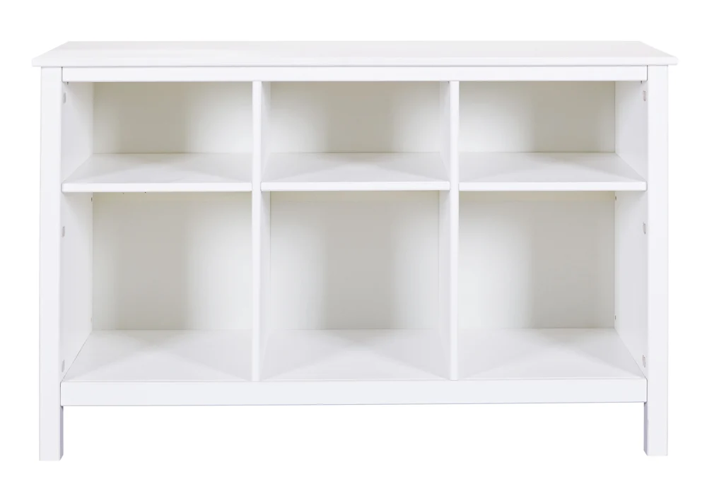 Inter Link Chilly Home Regal 6 Fächer Massivholz Kiefer weiß