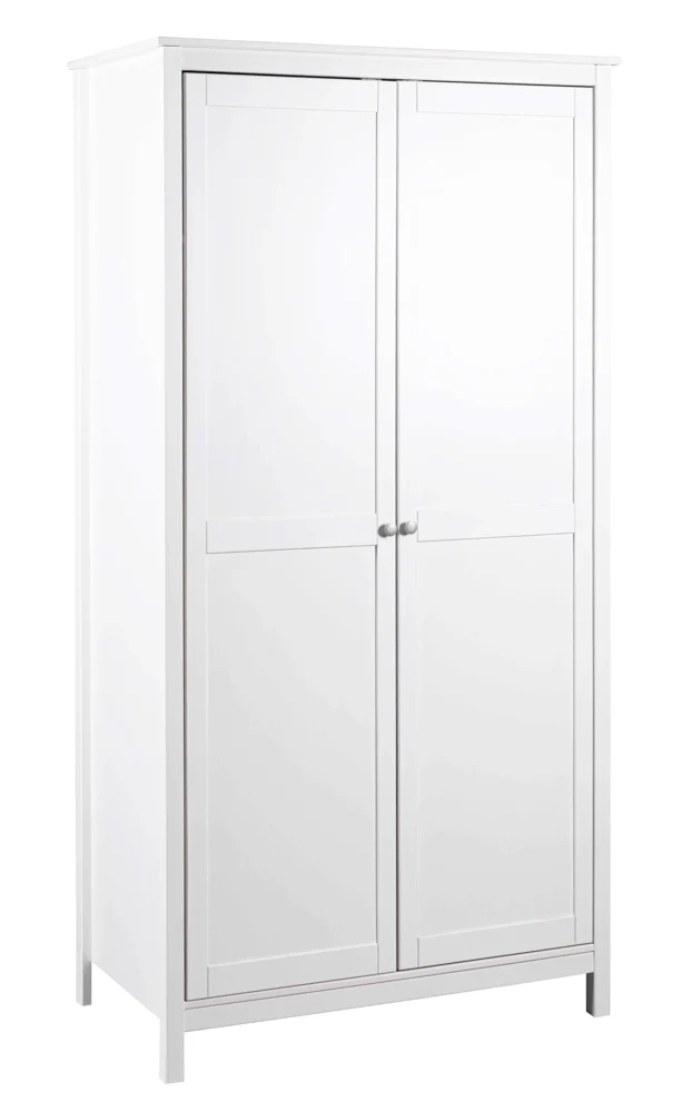 Inter Link Chilly Home Kleiderschrank Massivholz Kiefer weiß