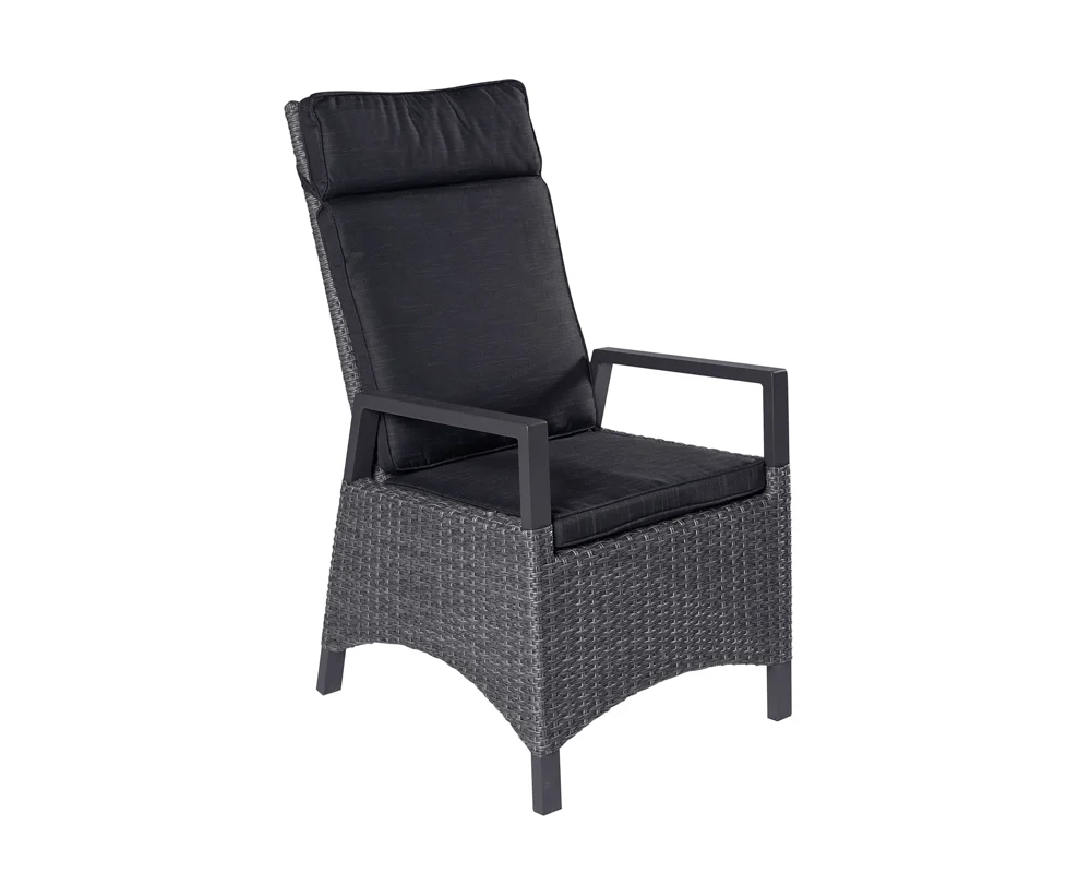 LC Garden Keramo Positionsstuhl Aluminium/Polyrattan inkl. Kissen