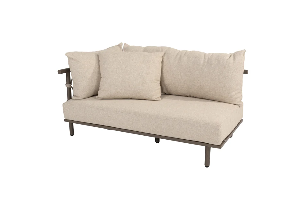 4Seasons Ezra 2 Sitzer Sofa rechts mit 4 Kissen