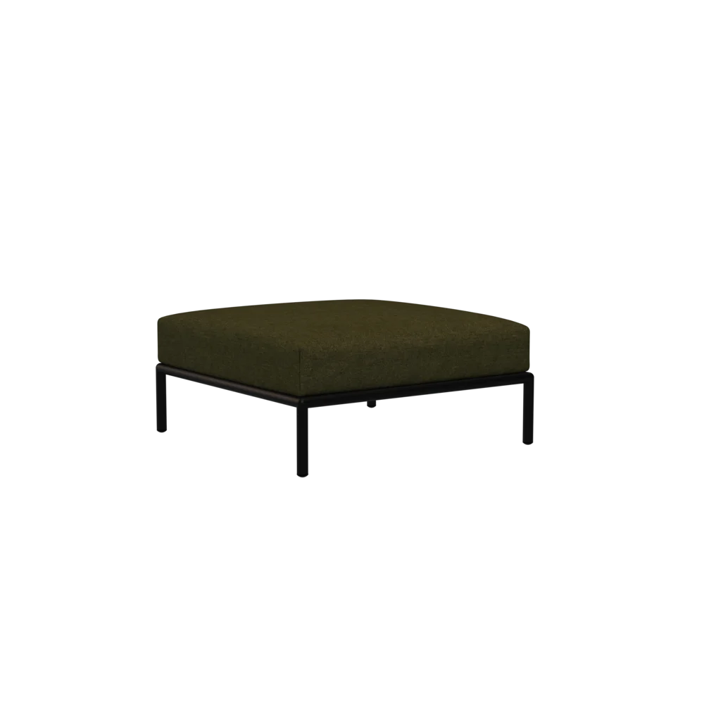HOUE LEVEL 2 Ottoman Hocker Aluminiumgestell