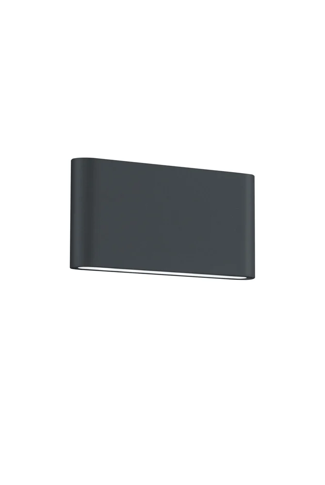 Trio Thames II Wandleuchte Druckguss Aluminium/Anthrazit LED
