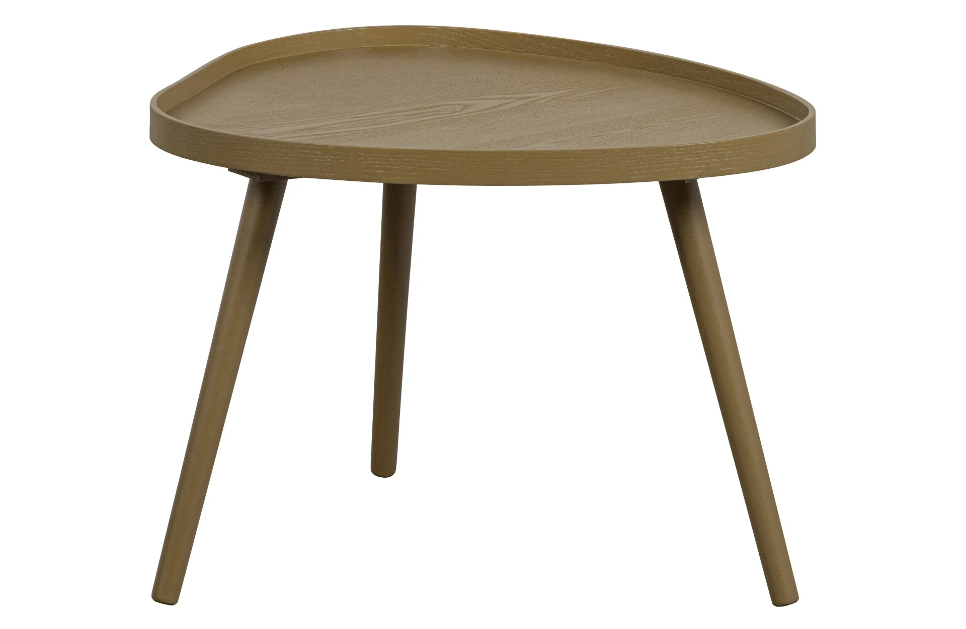 Beistelltisch Mae aus Kiefernholz, organisches Design, modern, braun sepia, kompakte Größe - Woood
