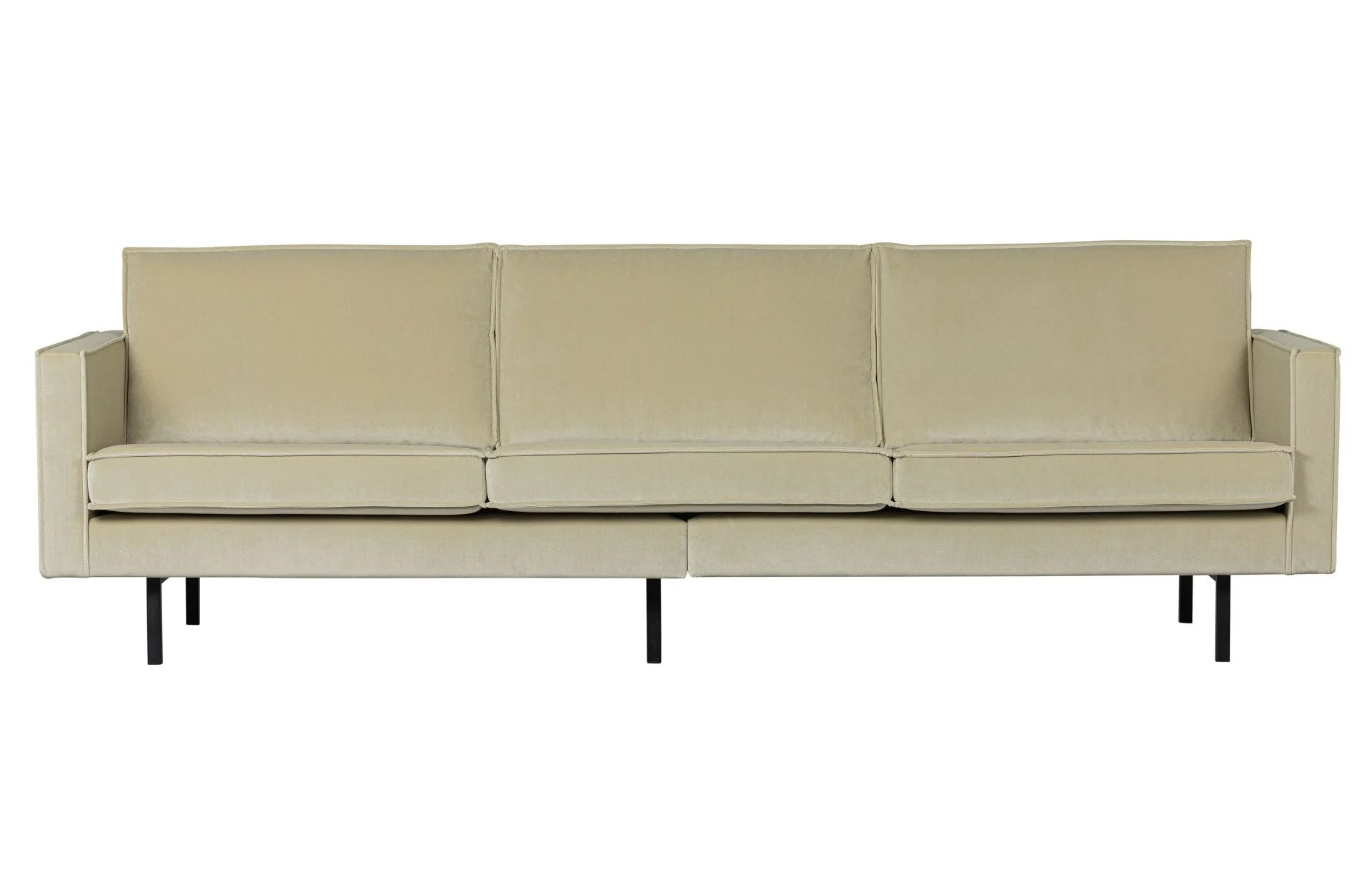 Sofa Rodeo 3-Sitzer Samt, modern, Pistazie, weiche Polsterung, elegantes Design