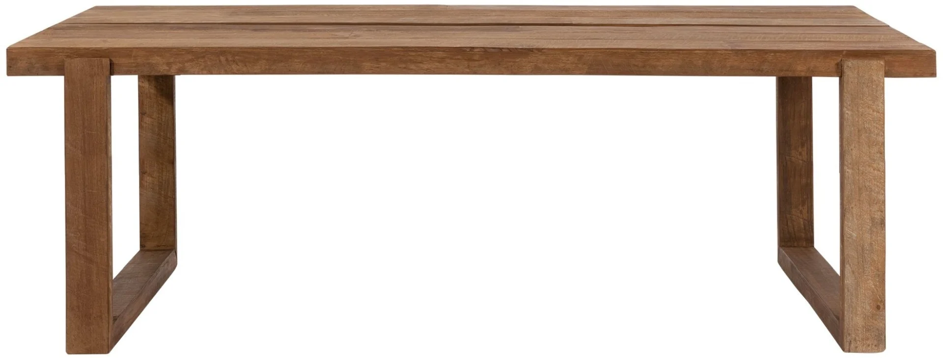 Esstisch Classic aus recyceltem Teakholz, Massiv, rechteckig, Natur, 220 cm, für 6-8 Personen